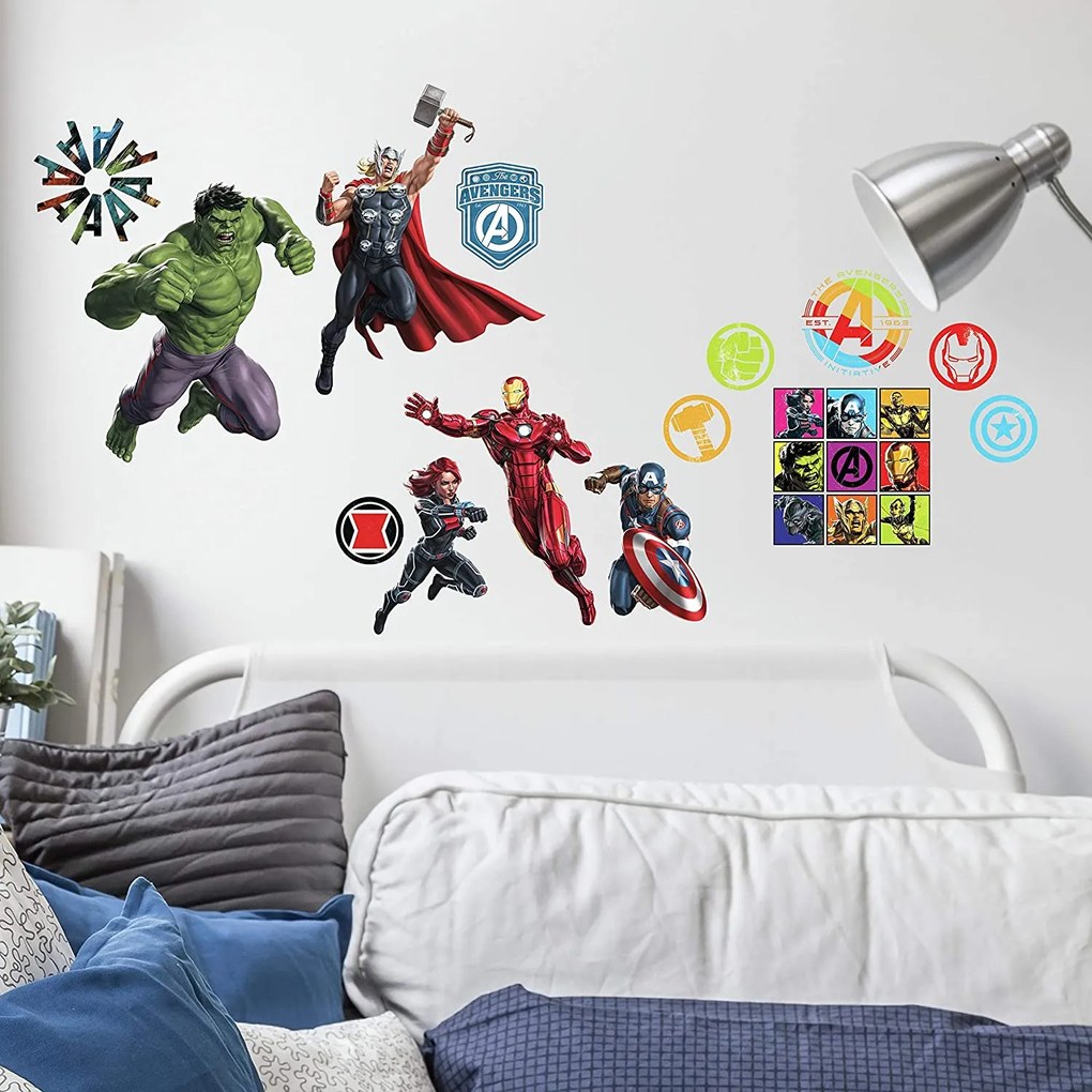 Vinylové samolepky s Marvel motívom AVENGERS