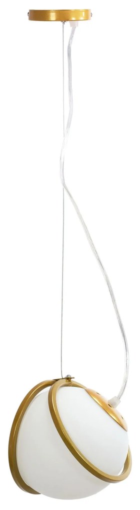 Toolight Toolight, závesné svietidlo 1xE27 APP1088-1CP, zlatá-biela, OSW-04404