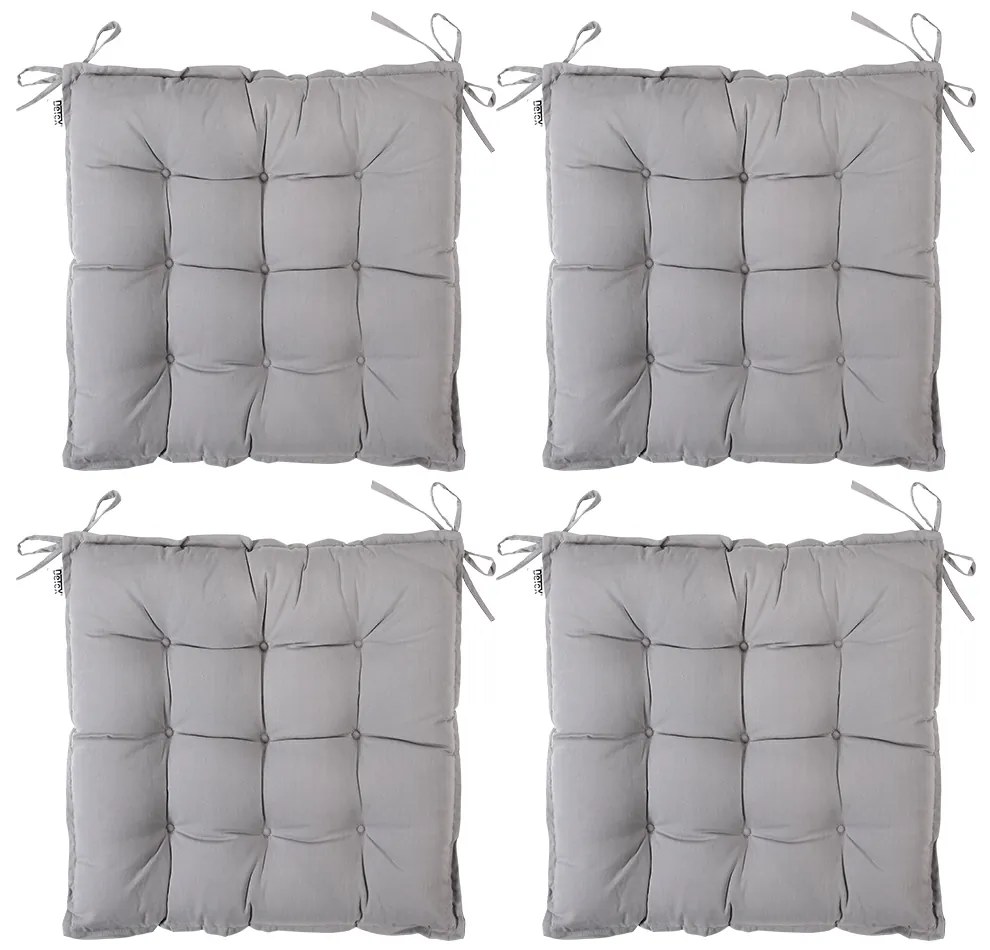 InternetovaZahrada 4 x poduška Cozy - sivá