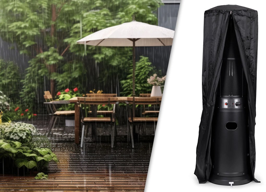 MultiGarden Vonkajší plynový ohrievač 11 kW sklenený MultiGarden