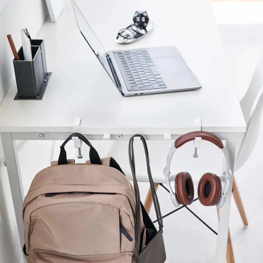 Matne biely nastaviteľný oceľový háčik Tower – YAMAZAKI