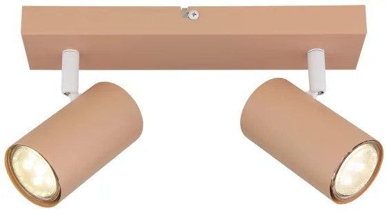 Globo 57911-2P - Bodové svietidlo ROBBY 2xGU10/25W/230V oranžová