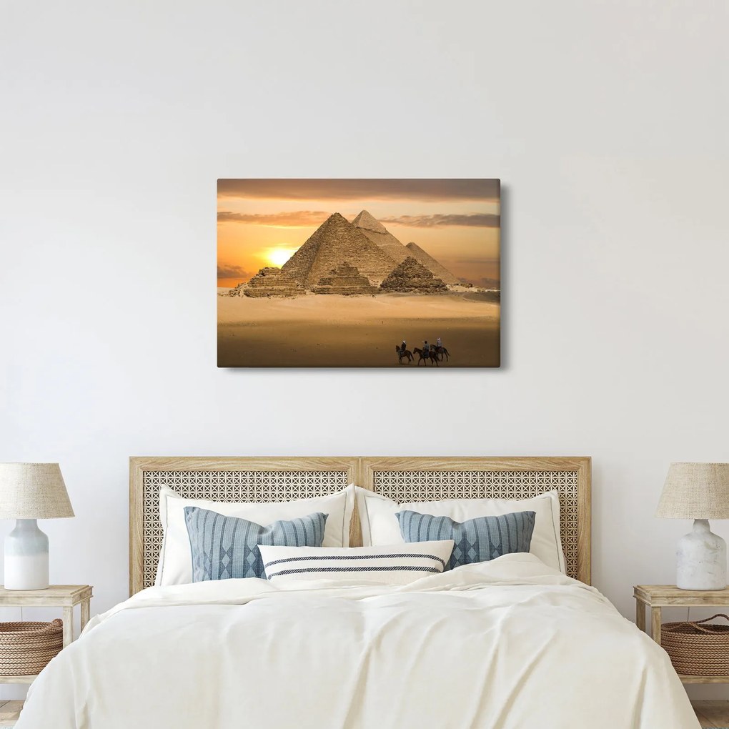 Obraz - Pyramídy (90x60 cm)