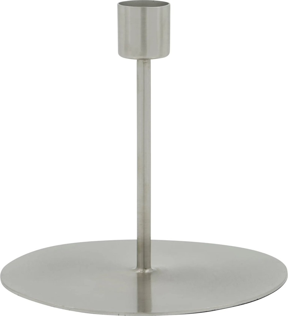 House Doctor Kovový svietnik Anit Silver 13 cm