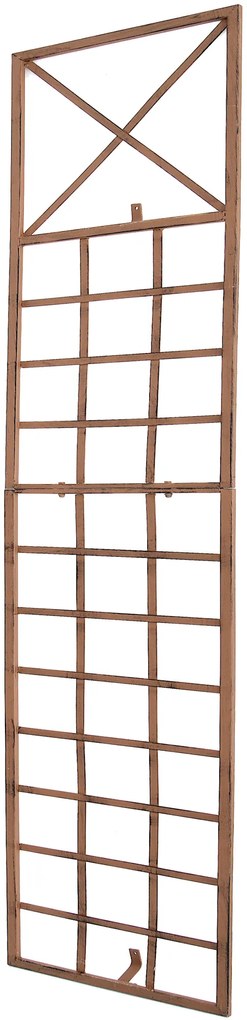 Mriežka na popínavé rastliny Trigo - 198 x 40 cm - Hnedá antik