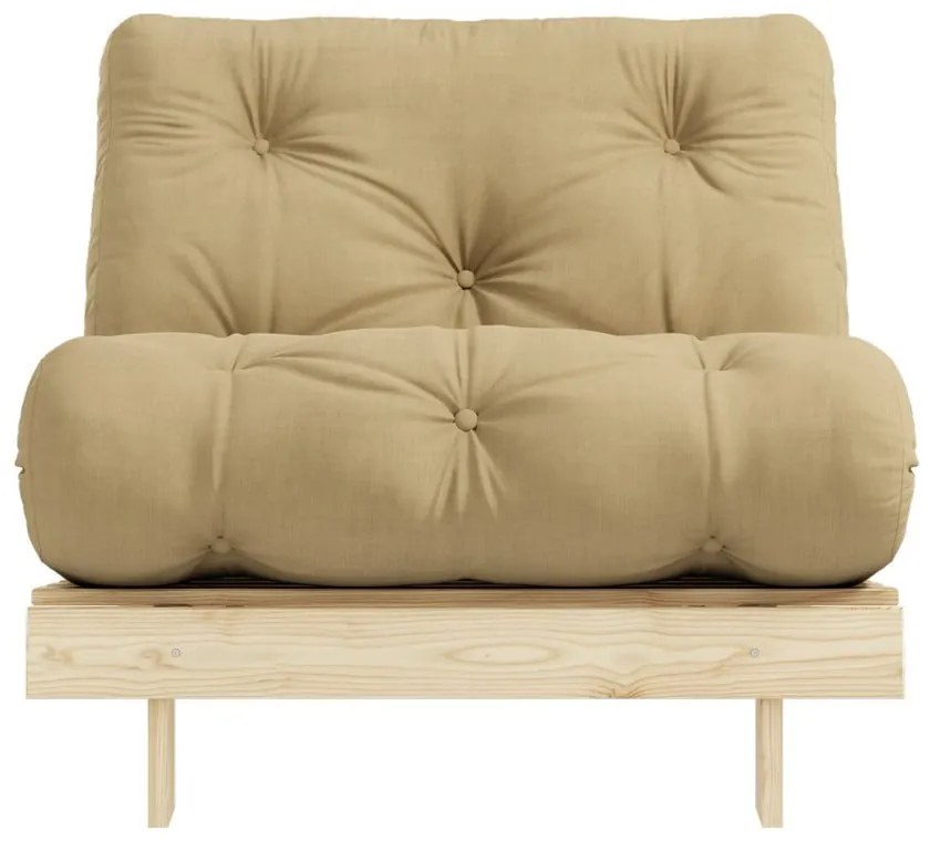 Variabilná křeslo Karup Design Roots Raw/Wheat Beige