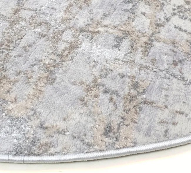 Koberec Bellavista 280-25 béžový  / sivý - kruh