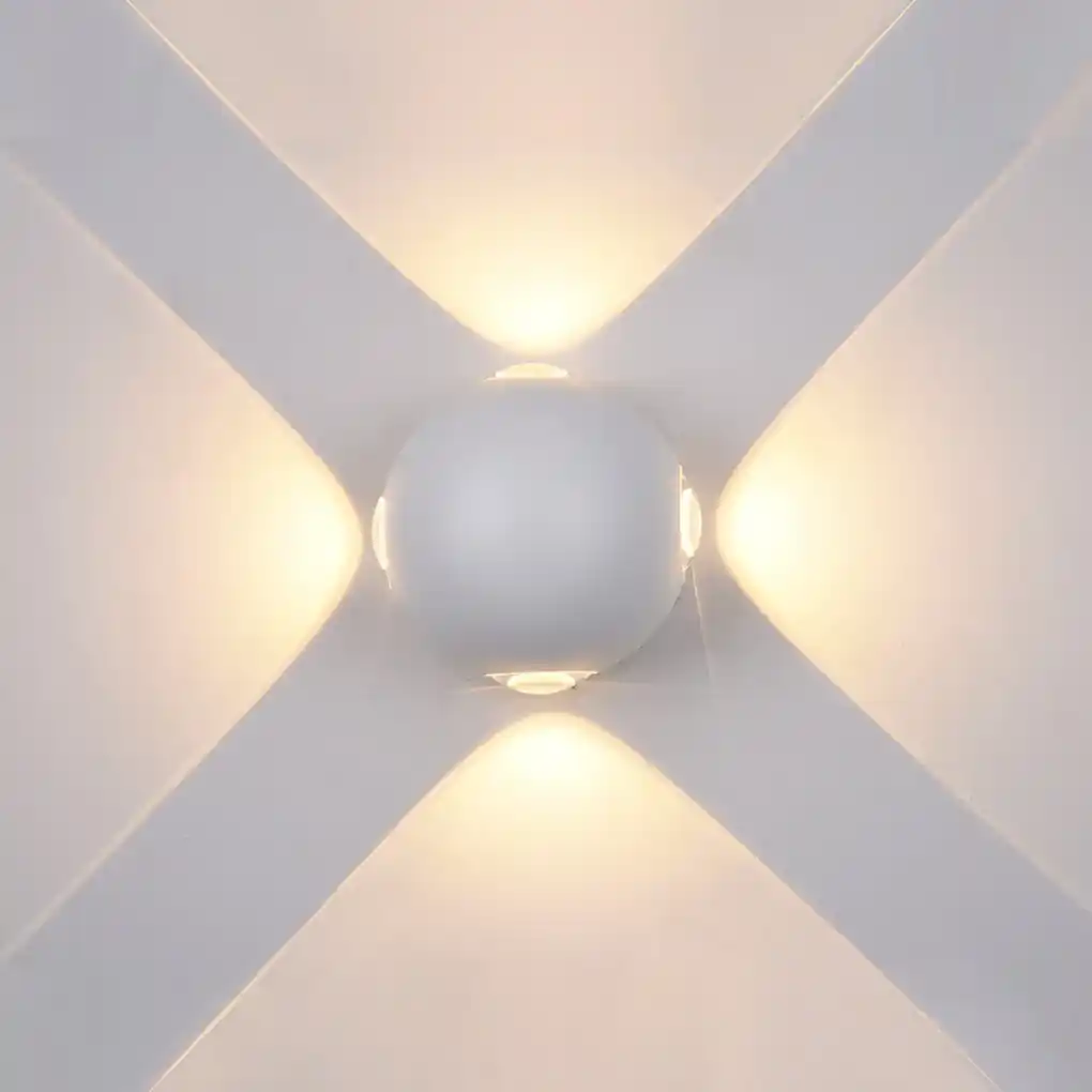 PL-307W ITALUX Carsoli moderné exteriérové nástenné svietidlo 4W=280lm LED  biele svetlo (3000K) IP54 | BIANO