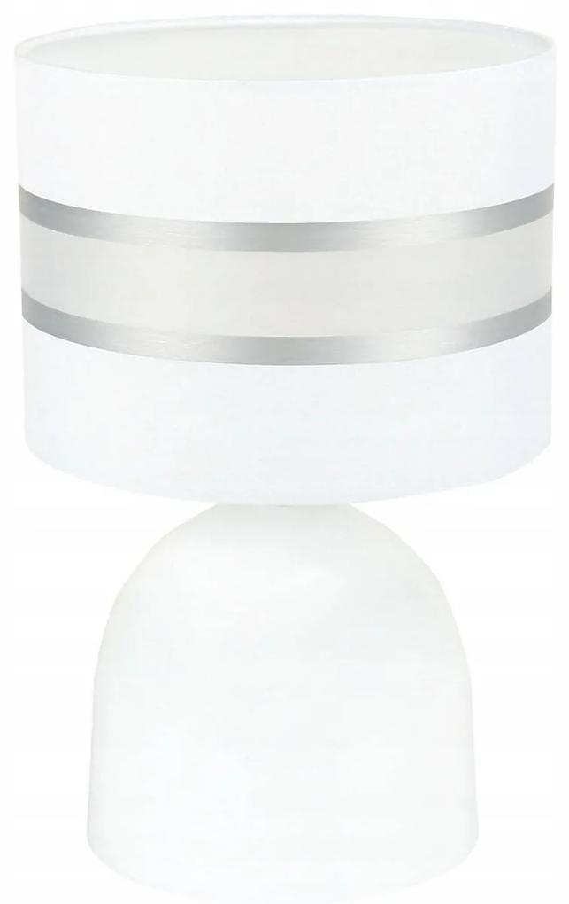 Stolná lampa Elegance, 1x textilné tienidlo (výber z 6 farieb), (výber z 3 farieb konštrukcie), s