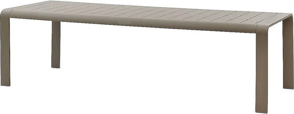Hliníkový stôl ISABELLA 260x100 cm (café)