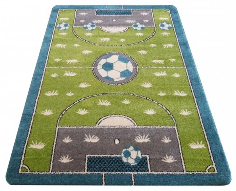 Detský koberec Futbalové ihrisko zelený 2, Velikosti 120x170cm