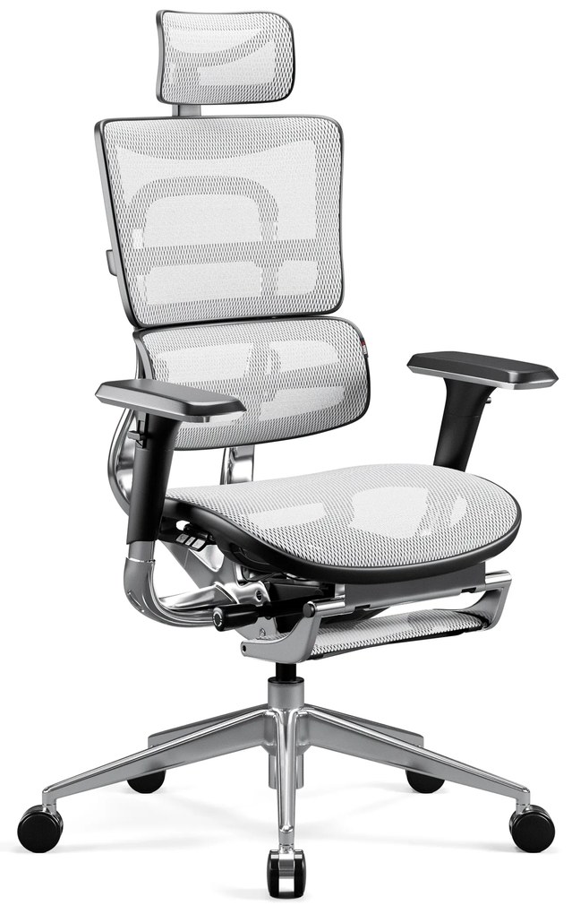 Ergonomické kreslo Diablo V-Master, čierno-biele