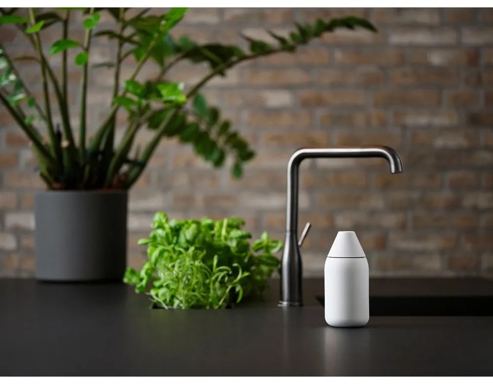 Svetlosivý silikónový dávkovač mydla 300 ml Singles – Zone