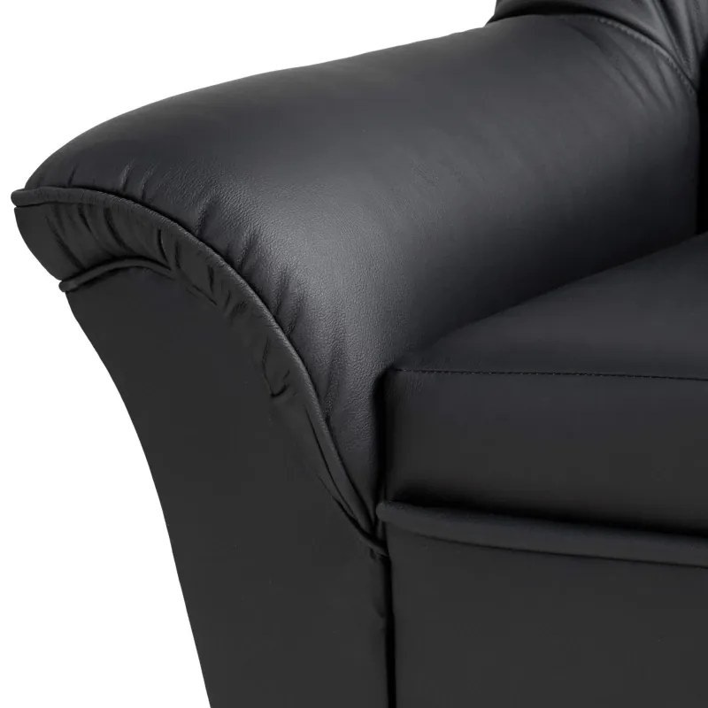 Kožená sedacia súprava DUBAJ LUX 3+2+1, tm. modrá (K-58)