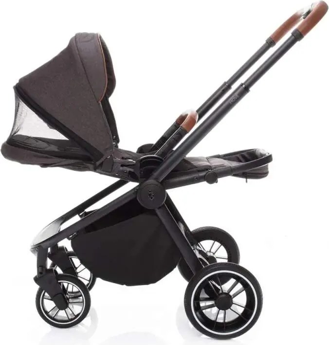 Zopa športový kočík MOVE CROSS + nánožník a pláštenka - rocky grey (black)