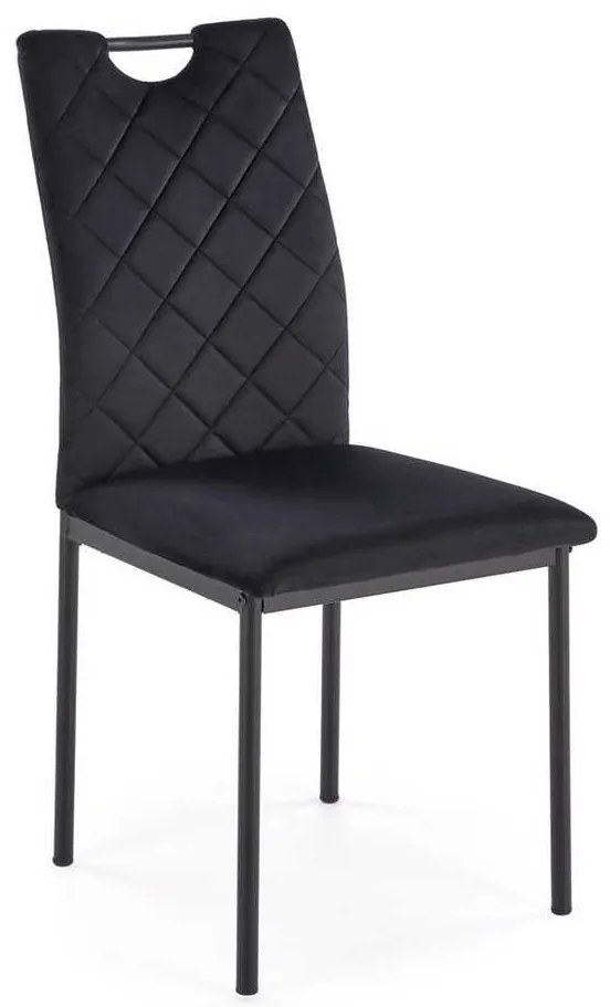Jedálenská stolička Lucaria, čierna
