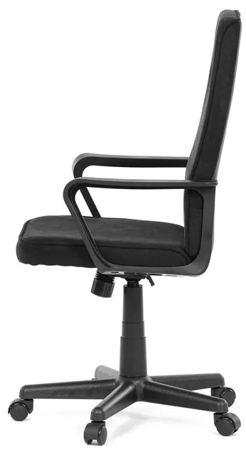 Autronic BONTEC Kancelárska stolička, hojdací mechanizmus, čierna látka, KA-L607 BK2 Farba: Čierna