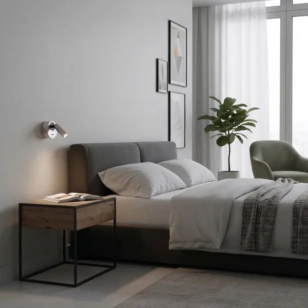 Ideal Lux - LED Nástenné bodové svietidlo BEAN LED/3W/230V CRI 90 lesklý chróm