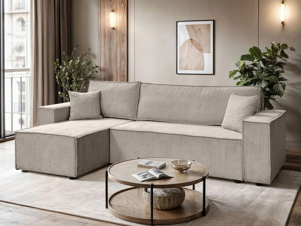 ROHOVÁ SEDAČKA TERRY 247 x 143 cm POSO 02