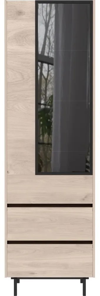 Vitrína v dekore duba 64x206 cm Cantoria - Germania