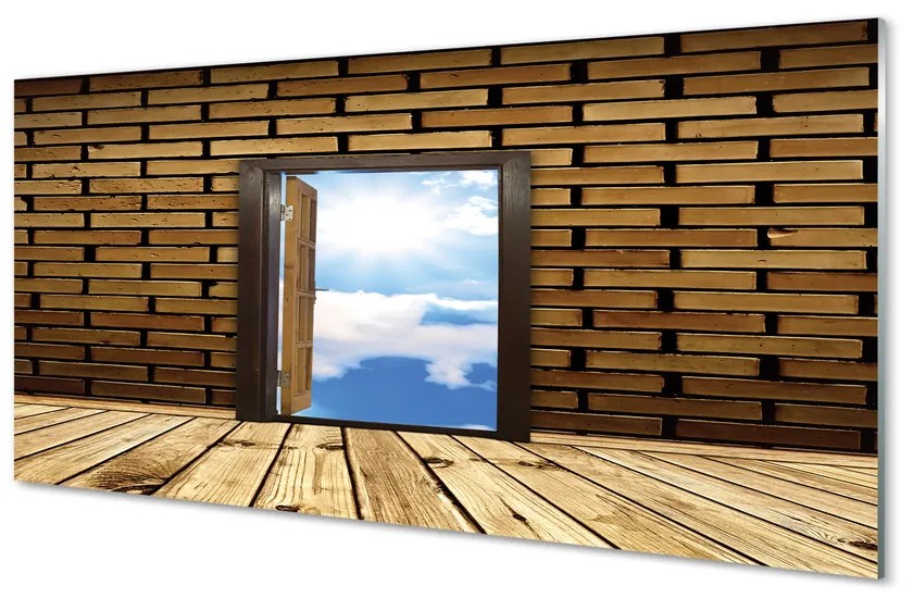 Obraz na akrylátovom skle Dvere neba 3d 125x50 cm