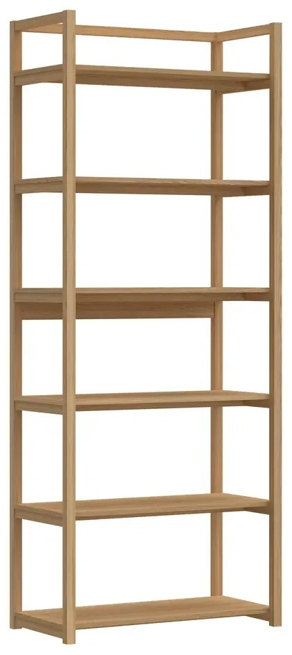 Regál Ludza 80 cm dub prírodný II