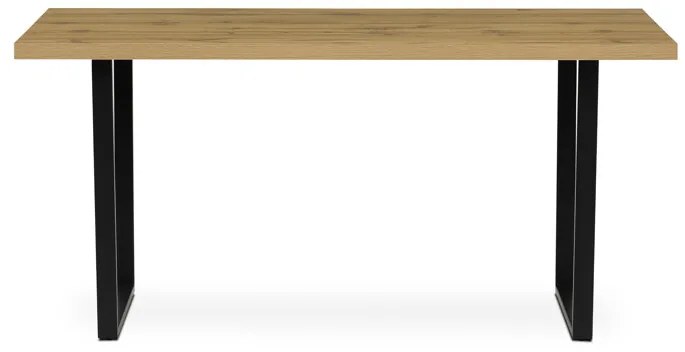 Autronic BONTEC Jedálenský stôl 160x80cm, lamino, sivý dub, HT-R5216 GREY Farba: Hnedá