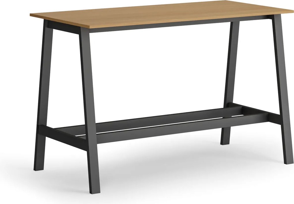 Vysoký barový stôl, 1600 x 800 mm, buk
