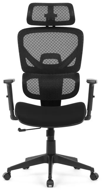 Autronic BONTEC Kancelárska stolička, synchrónny mechanizmus, čierna látka, KA-Q8203 BK Farba: Čierna