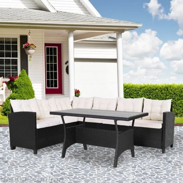 Záhradný WPC nábytok KRISTIAN černá