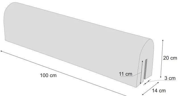 Chránič na detskú postieľku medveď a líška, 100 cm