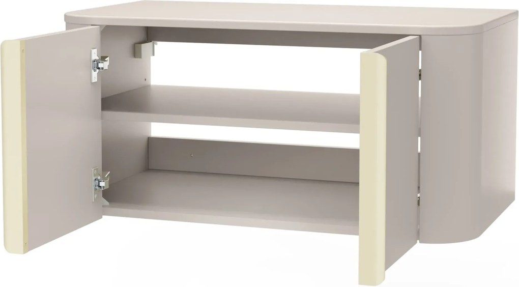 Závesná skrinka pod umývadlo Bassa 80 cm kašmír/zlatá