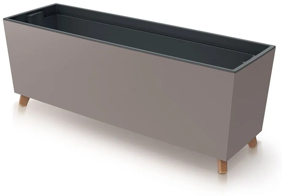 Kvetináč s vložkou CORBI IV 77 cm mocca