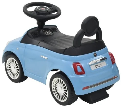 vidaXL Detské autíčko Fiat 500, modré-