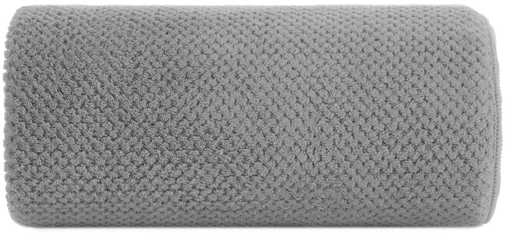 RÝCHLOSCHNÚCI UTERÁK Z MIKROVLÁKNA ZOE1 70X140 CM STRIEBORNÁ