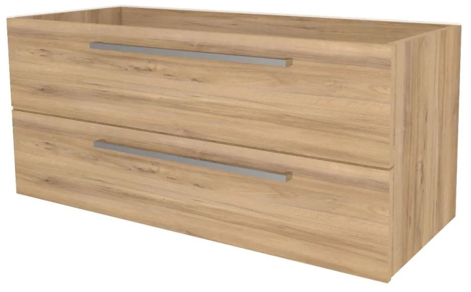 Mereo, Mereo Bino, kúpeľňová skrinka 121 cm, Multidecor, Orech Pacifik prírodný, MER-CN693SOPP2