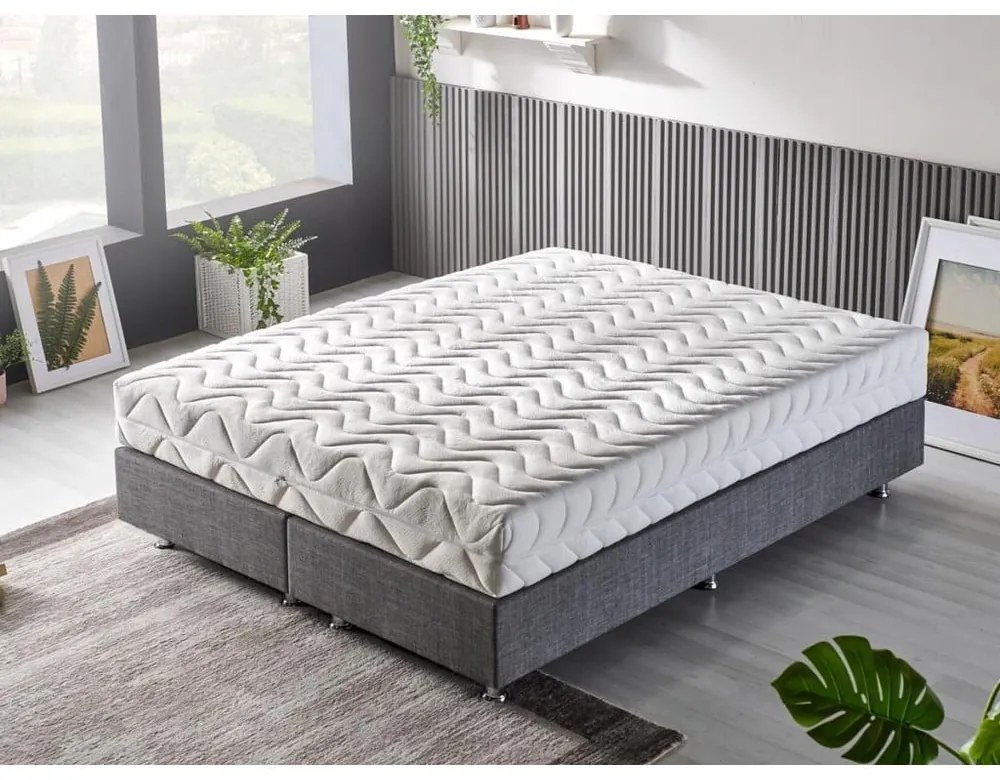 Stredne tvrdý/mäkký pružinový obojstranný matrac 140x190 cm Niron – Kalune Design
