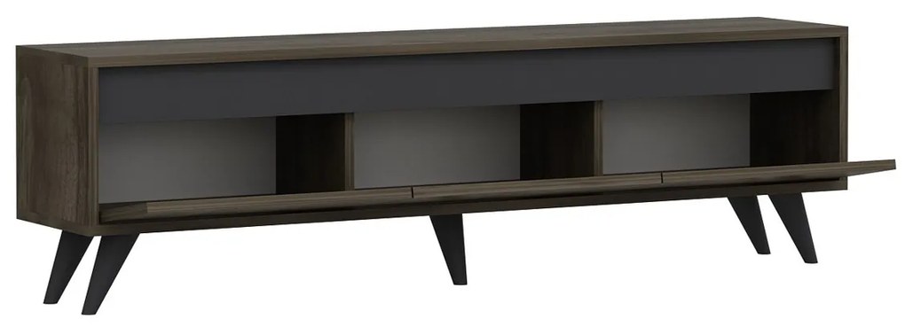 TV stolík Century z orechového dreva