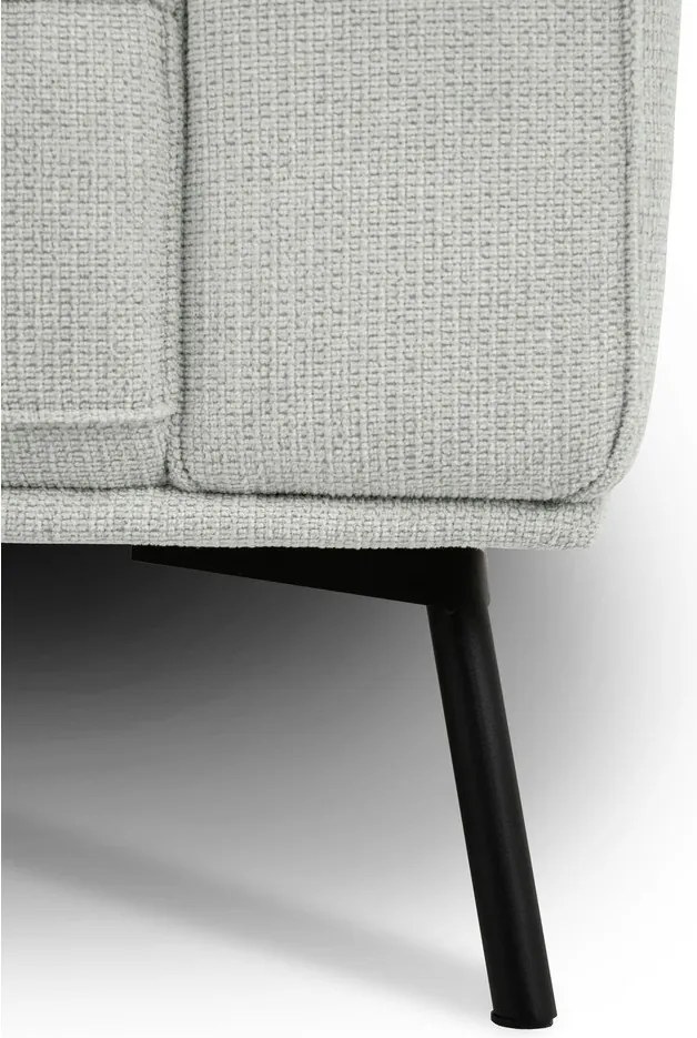 Svetlosivá ženilková rohová pohovka (ľavý roh/do L) Amsterdam – Scandic