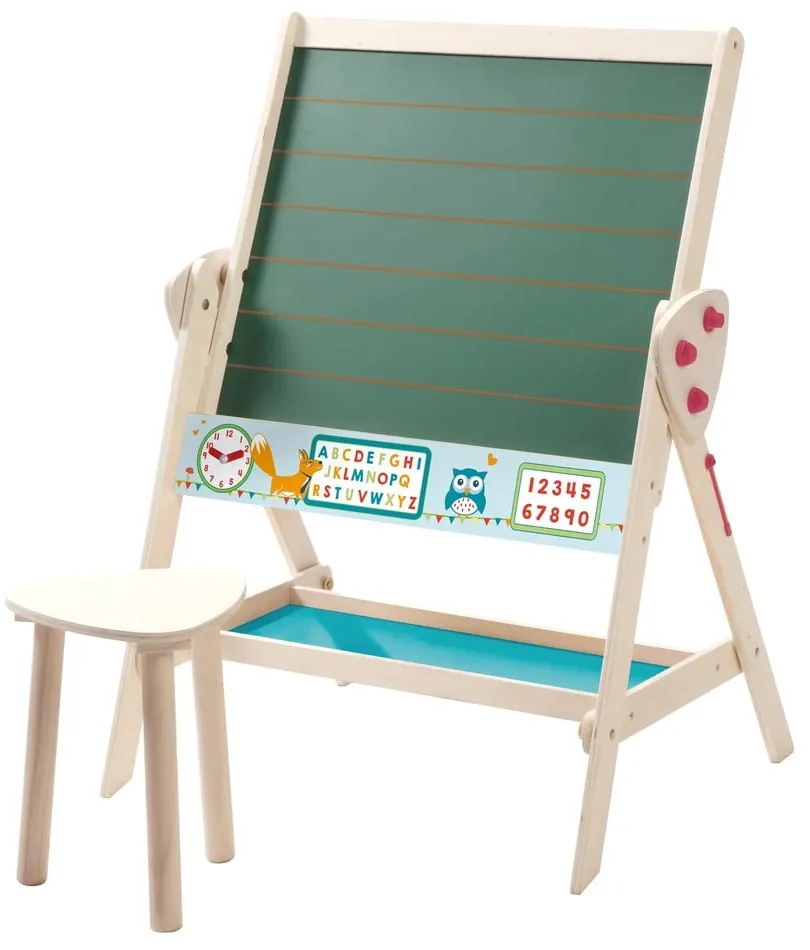 Stolík a popisovacia tabuľa v jednom so stoličkou Roba Kids Study