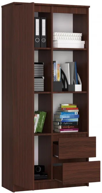 Regál R11 R80 1D 2SZ CLP wenge