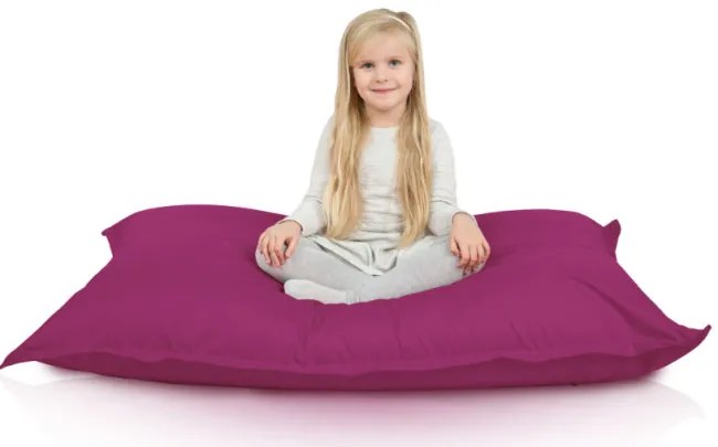 Vankúš na sedenie fuchsiovy nylon