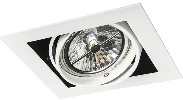 Sada 6 zapustených bodových svetiel biela AR111 nastaviteľná - Oneon