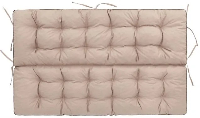 Vankúš na záhradnú hojdačku POLA 100 cm béžový ekolen