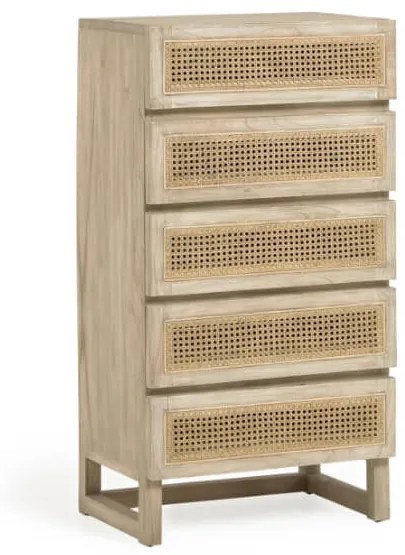 KOMODA REXIT S 5 ZÁSUVKAMI 60 X 113 CM MUZZA