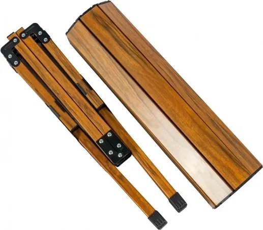 MI Kempingový stolík DREVO 90