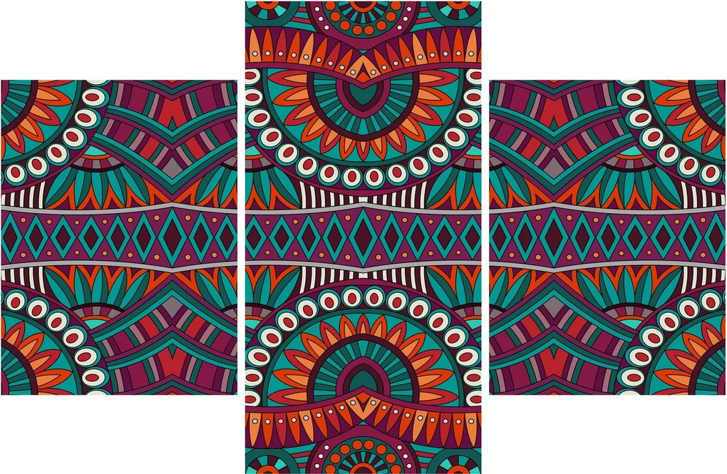 Obraz ornamentálne abstrakcie (90x60 cm)