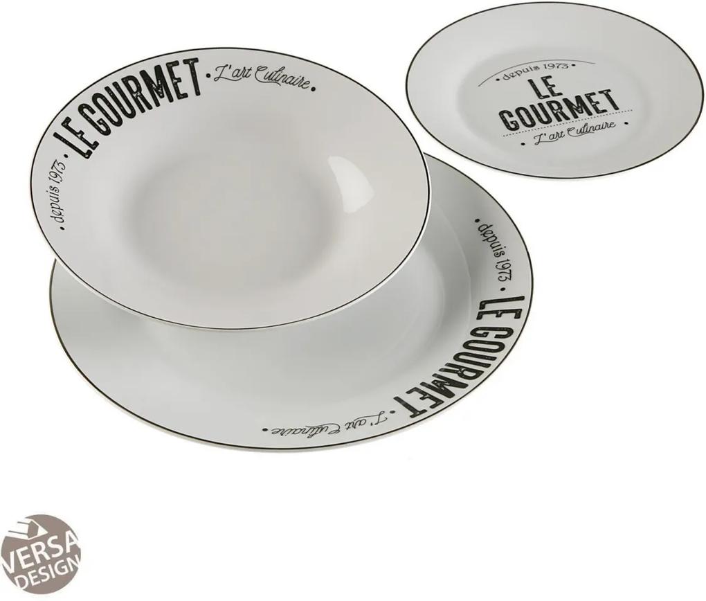 3 dielna set tanierov z porcelánu, Versa, Le Gourmet Versa Home 21150074