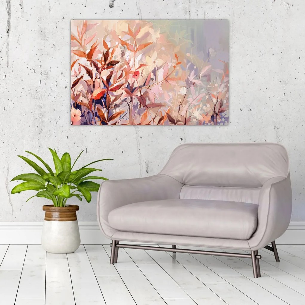 Obraz - Maľba pastelová jeseň (90x60 cm)