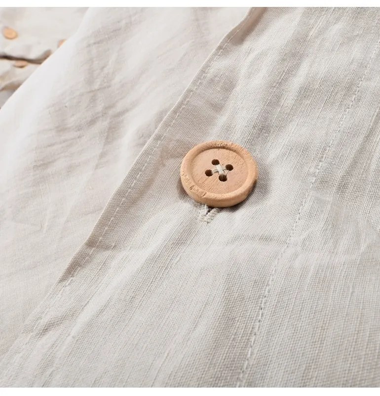 Ľanové obliečky Natur hnedé EMI, Štandardný set jednolôžko obsahuje 1x 140x200 + 1x 70x90